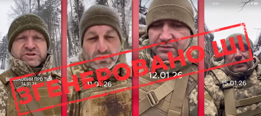 У TikTok поширюють ШІ-відео з фейковими військовими