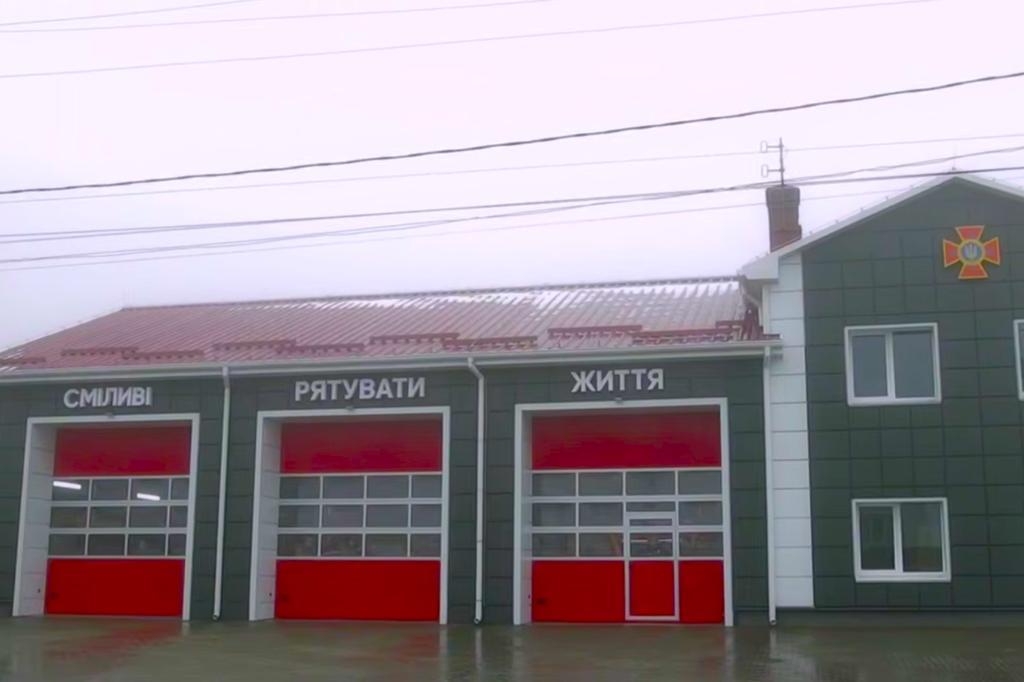 На Полтавщині відкрили оновлену пожежно-рятувальну частину