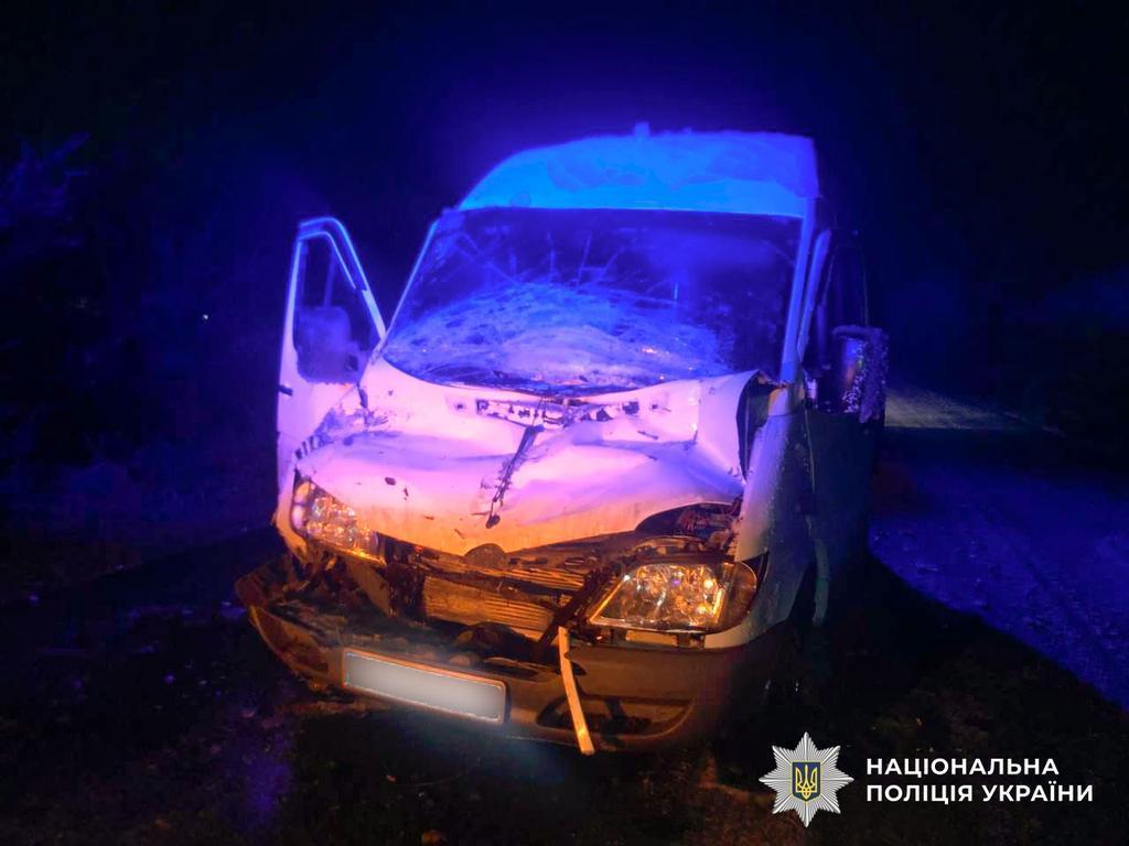 На трасі поблизу Кременчука зіткнулися автобус і вантажівка