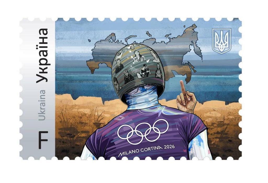 Невдала ситуативка від Укрпошти: чому спортсмен показує середній палець тризубу?