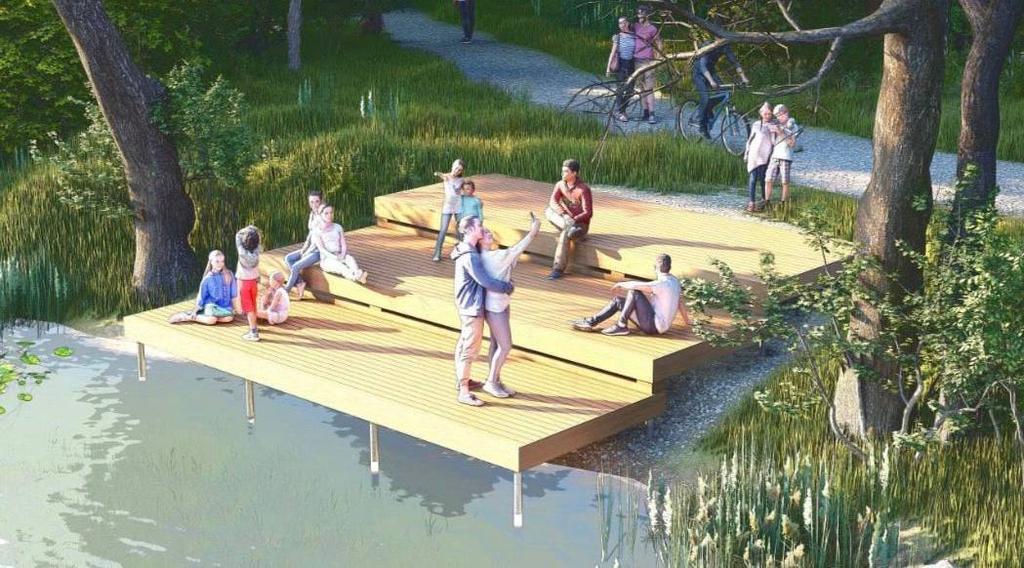 У Полтаві на березі Ворскли з’явиться простір для відпочинку