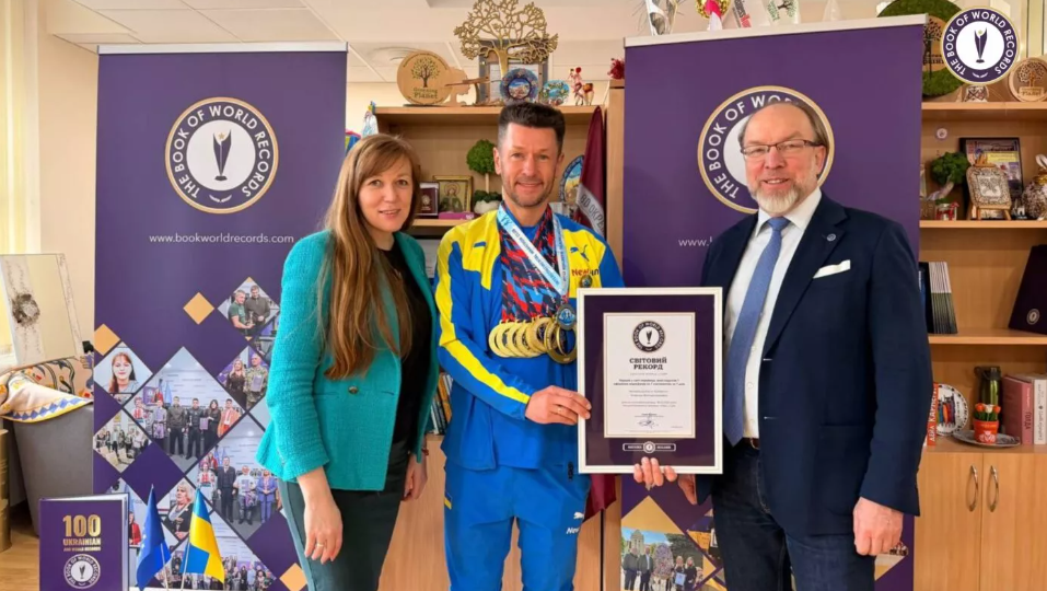 Полтавець встановив світовий рекорд, подолавши 7 марафонів на 7 континентах за 7 днів