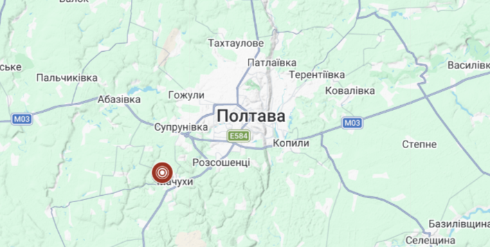 На Полтавщині зафіксували землетрус магнітудою 3,2 бали