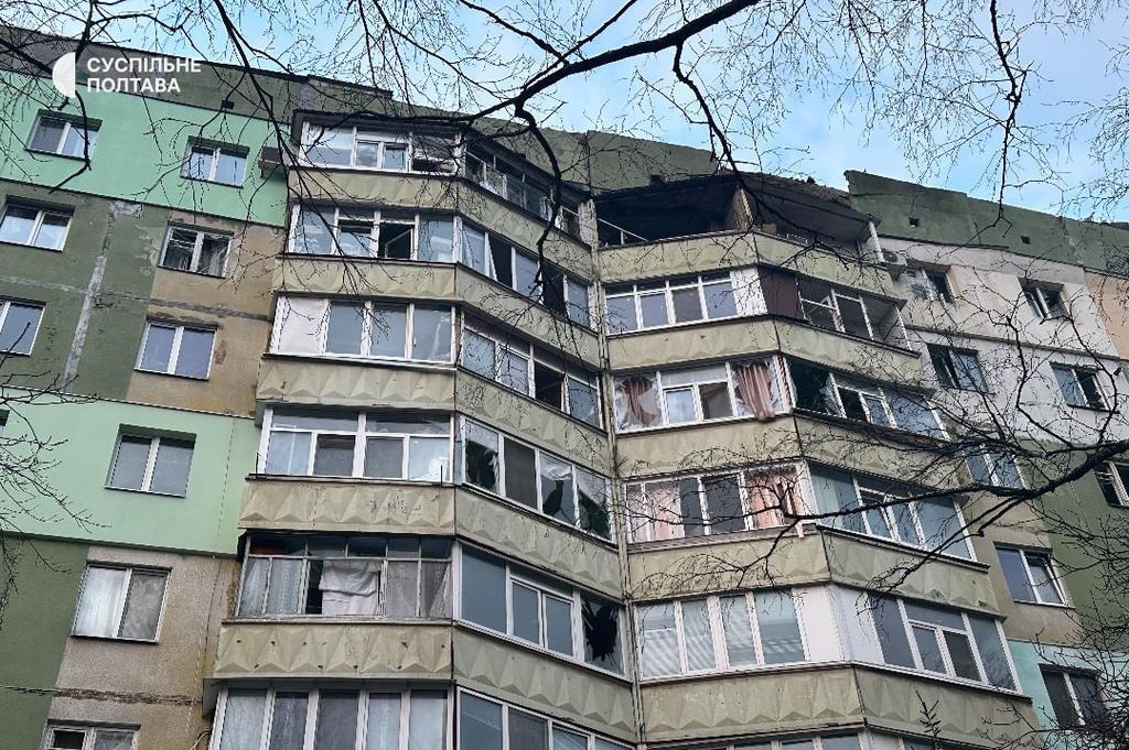 Нічна атака по Полтаві: кількість постраждалих зросла