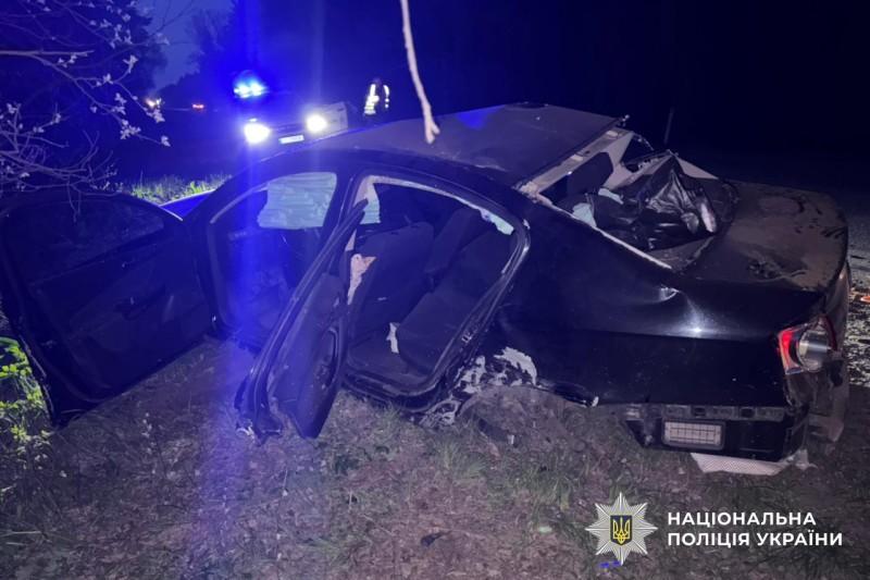 ДТП на Полтавщині: зіткнулися два легковики, одна людина травмована