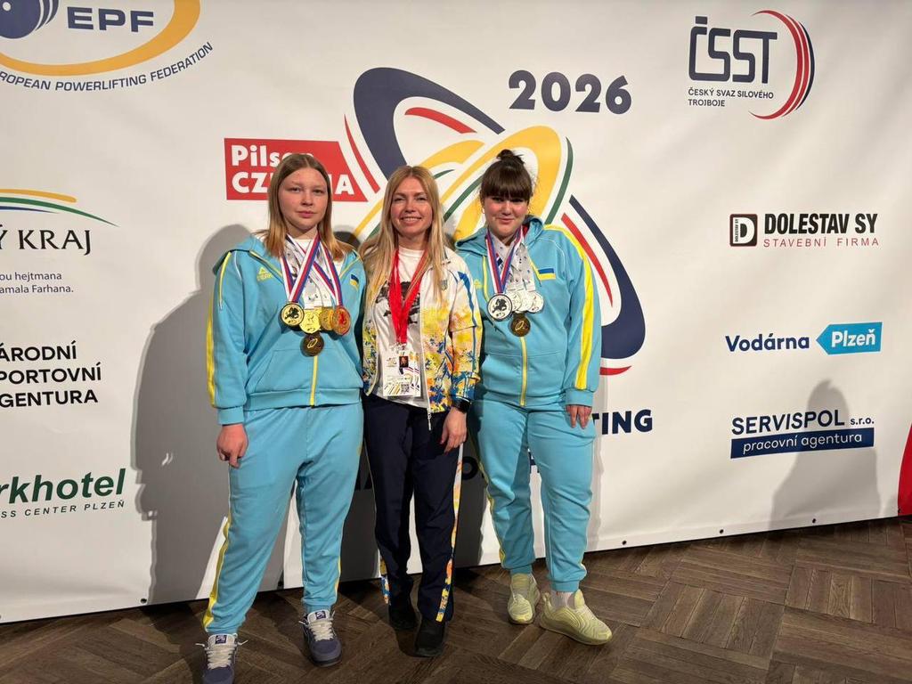 Спортсмени з Полтавщини здобули «золото» та «срібло» на чемпіонаті Європи з пауерліфтингу