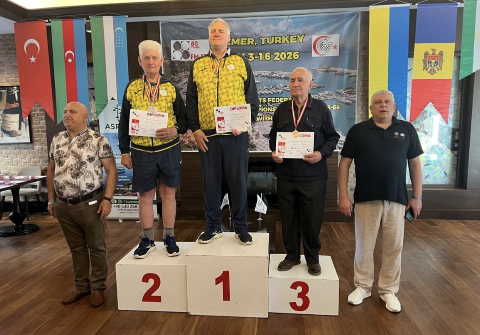 Спортсмени з Полтавщини вибороли медалі на чемпіонаті світу з шашок