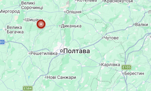 У Полтавському районі зафіксували землетрус магнітудою 2,6 бала