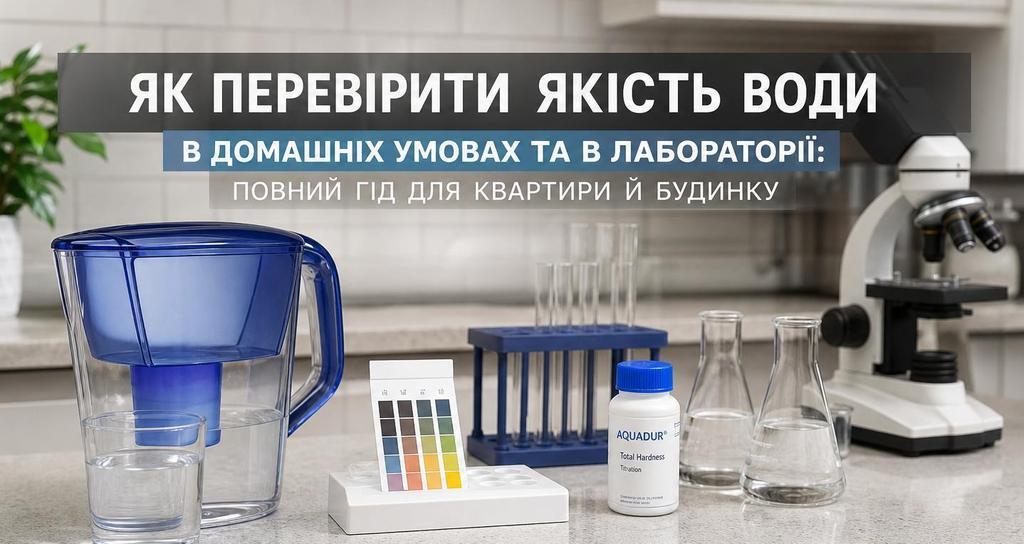 Як перевірити якість води в домашніх умовах та в лабораторії: повний гід для квартири й будинку
