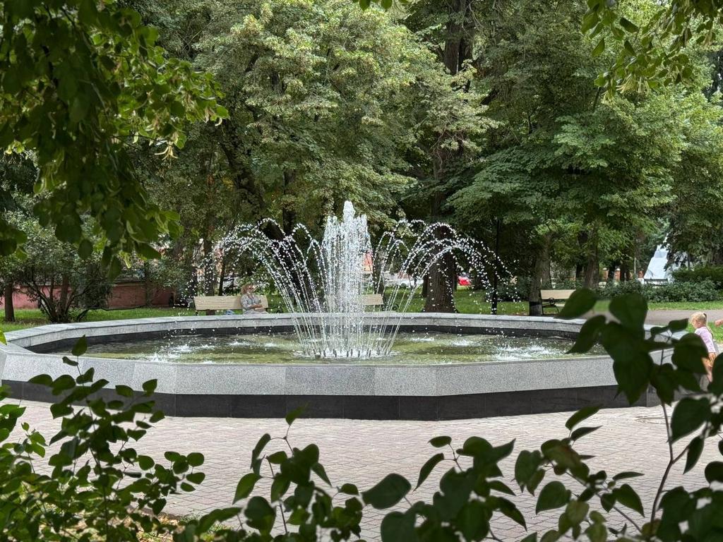Фонтан у Шевченківському парку Полтави запрацює у тестовому режимі
