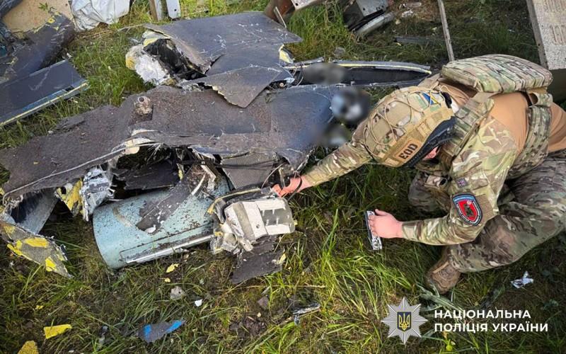  Вибухотехніки поліції Полтавщини знешкодили бойові частини ворожих дронів