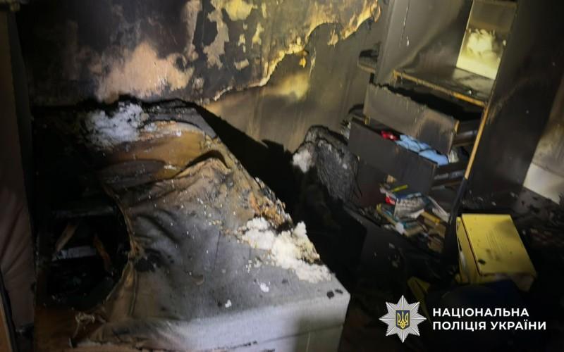 На Лубенщині під час пожежі в будинку загинув 86-річний чоловік