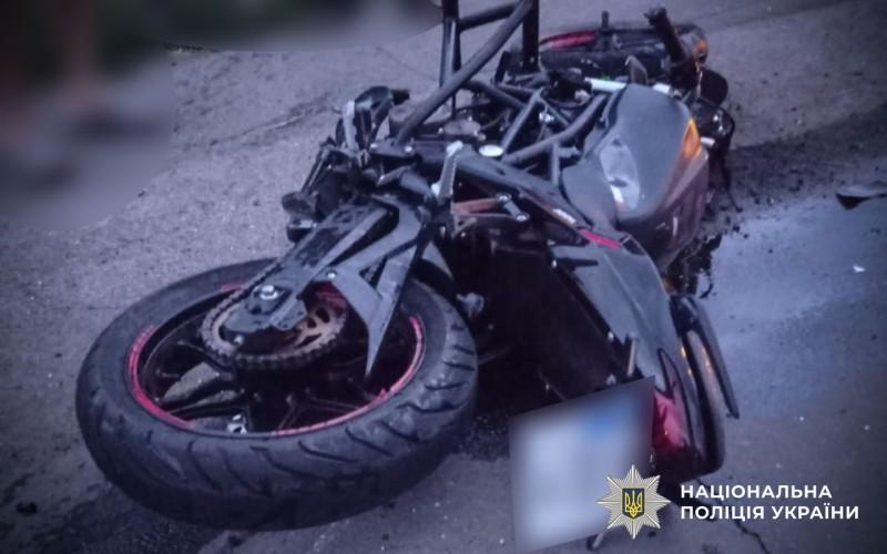 У ДТП в Кременчуцькому районі постраждав неповнолітній мотоцикліст