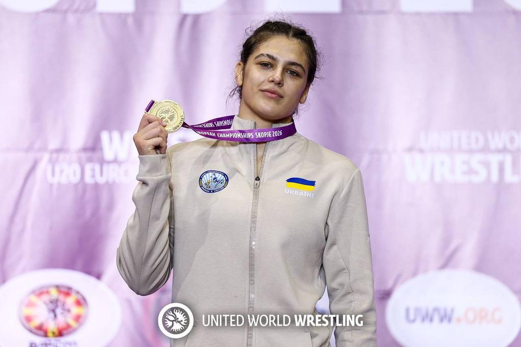 Борчиня з Полтавщини Надія Соколовська вдруге стала чемпіонкою Європи U20