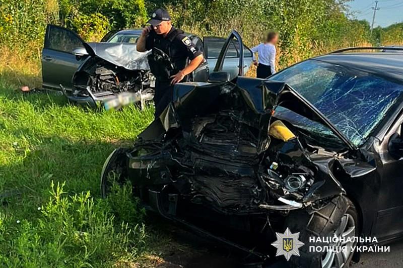 У Полтаві в «Затишному» зіткнулися два легковики