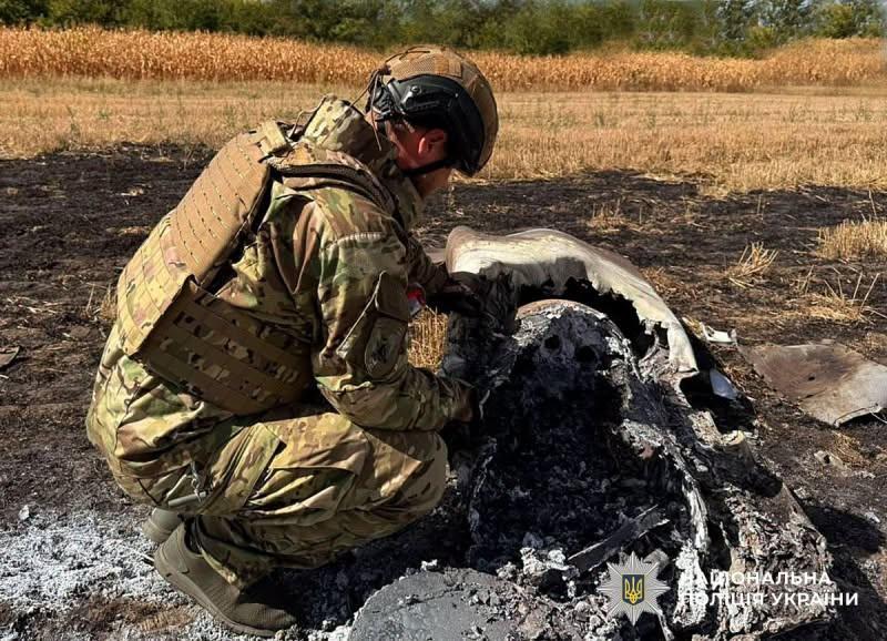 На Полтавщині поліцейські вибухотехніки знешкодили бойові частини нерозірваних ворожих ракет