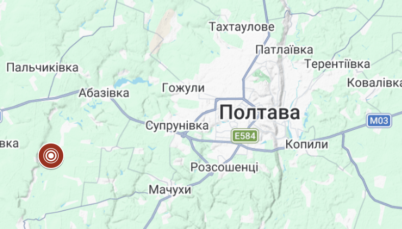 На Полтавщині вдруге за день зафіксували землетрус