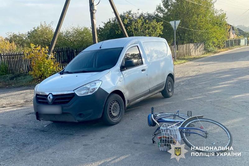 У ДТП на Полтавщині постраждала велосипедистка