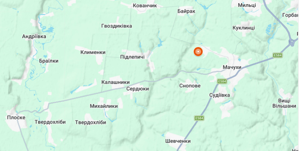  В Полтавській області зафіксовано черговий землетрус