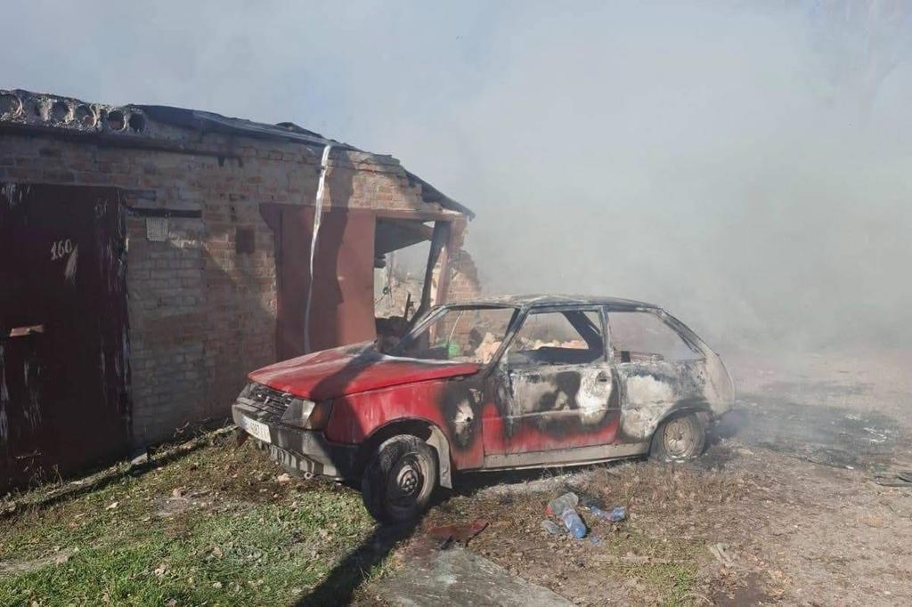 У Полтаві на гаражний кооператив упав ворожий БпЛА. Оновлюється