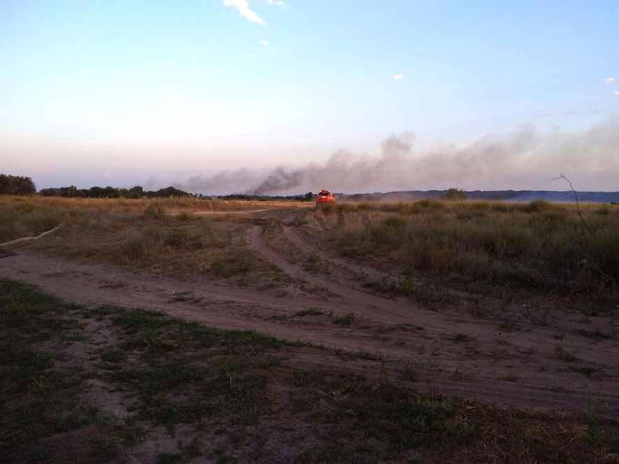 На Полтавщині триває ліквідація пожежі на торф’яниках