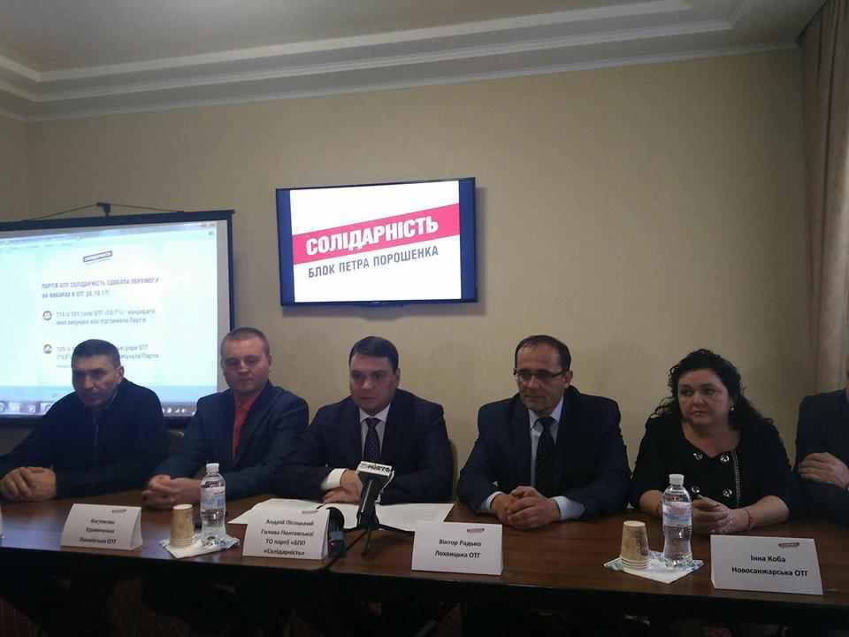 Перші чи не перші: голова полтавської «Солідарності» звітував про результати виборів в ОТГ