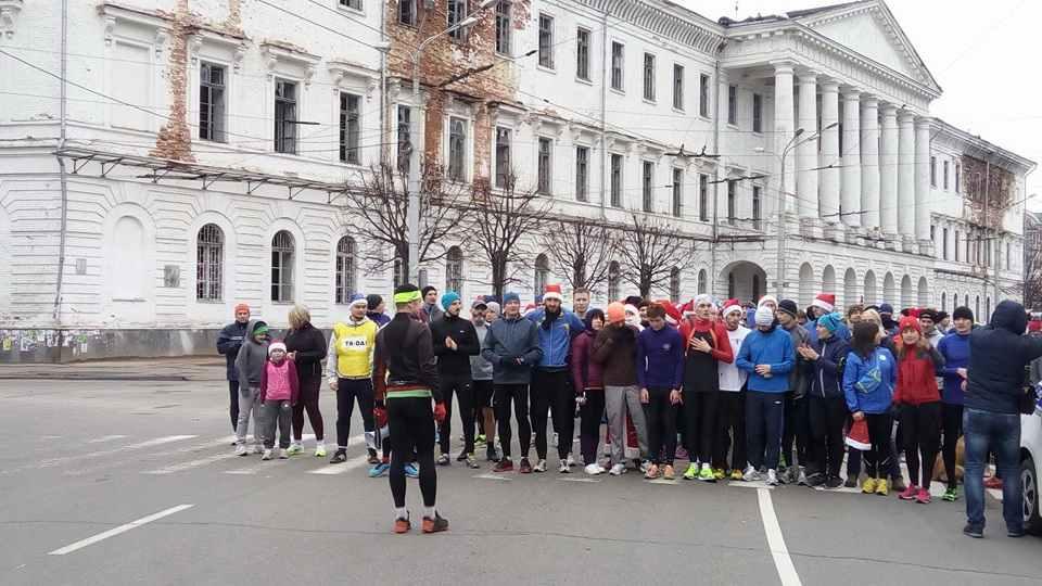 1 січня найстійкіші полтавці вийшли на новорічний забіг