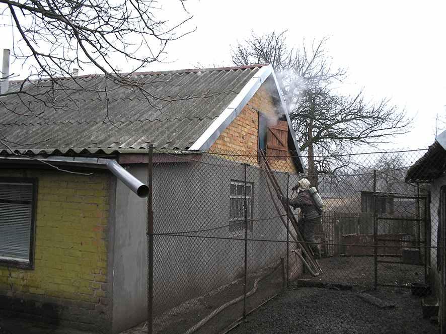На Полтавщині зайнявся будинок через несправне пічне опалення