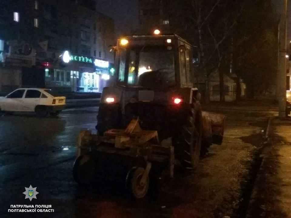Що робила снігоприбиральна техніка з нетверезим водієм за кермом у Полтаві: продовження