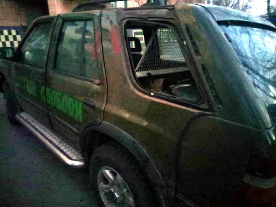 У Полтаві обікрали машину з різдвяними подарунками для бійців