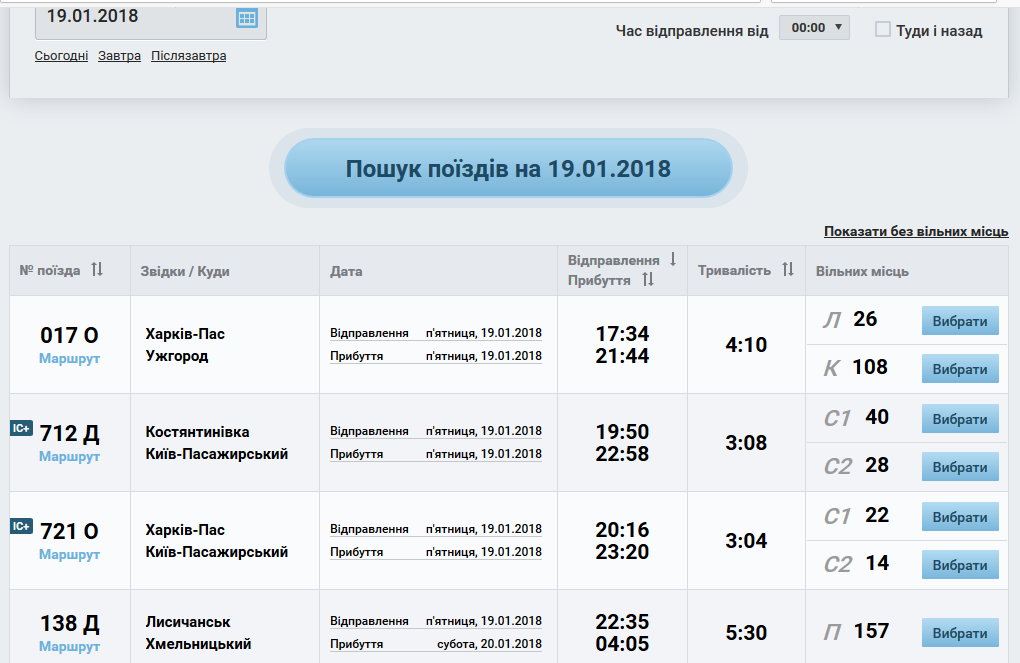 Квитки на потяг знову можна повернути онлайн