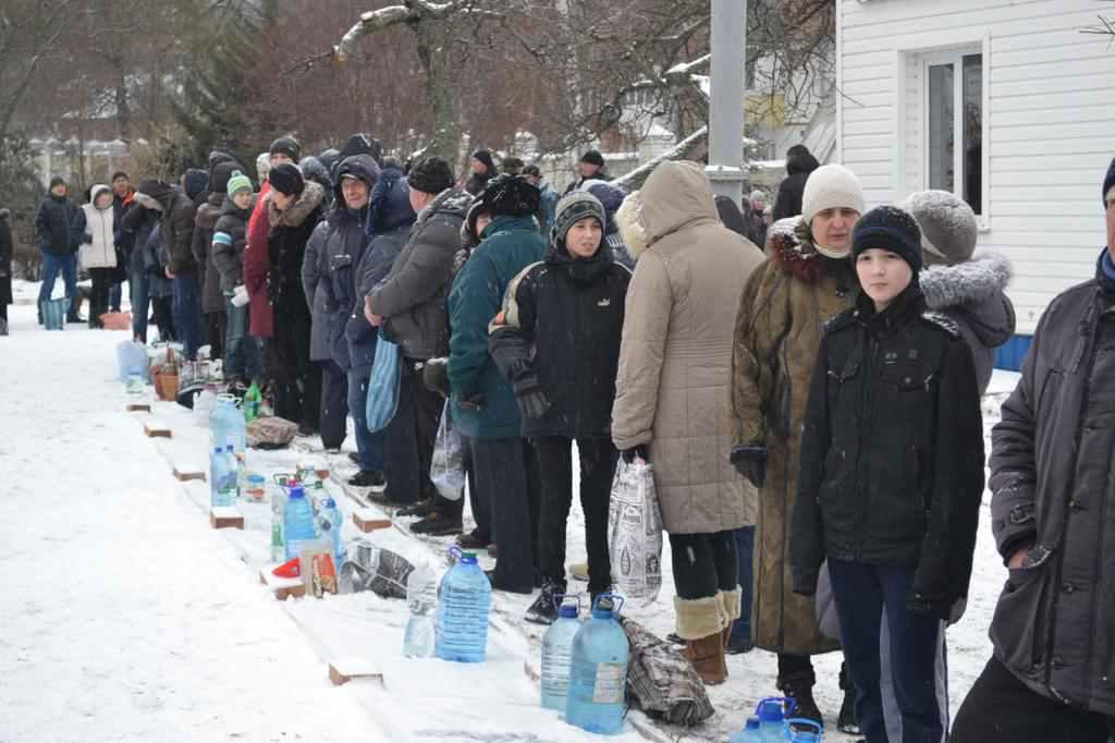 Полтавці освятили воду на найстарішому водозаборі «Полтававодоканалу»