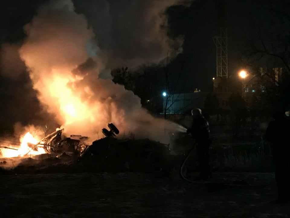 У падінні гелікоптера в Кременчуці загинули чотири людини, – ДСНС