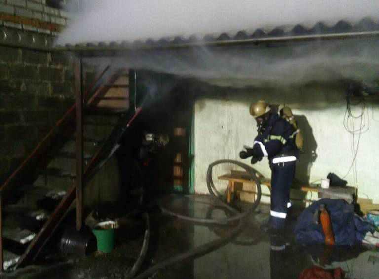 У Кременчуцькому районі гасили пожежу в приватній лазні