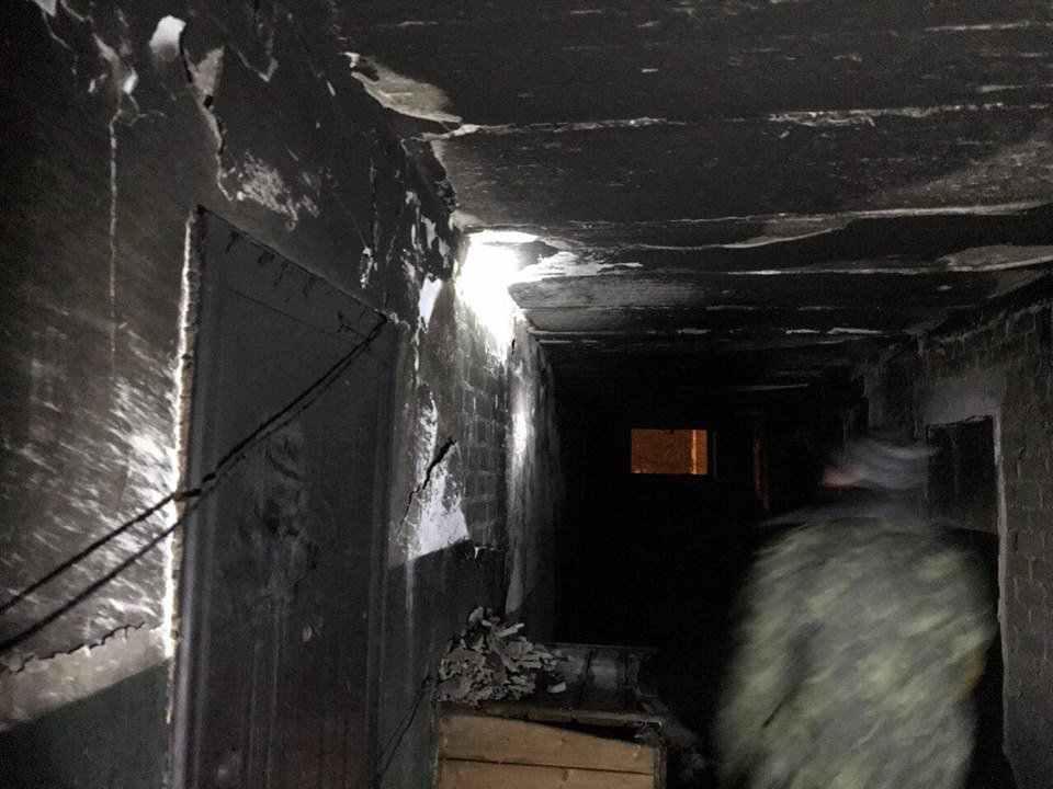 На Полтавщині горів під’їзд багатоповерхівки