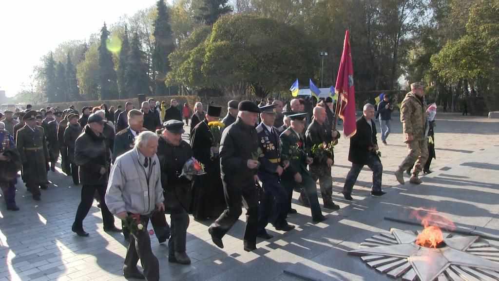 У Полтаві відбулися урочистості з нагоди 72-ї річниці вигнання нацистських окупантів