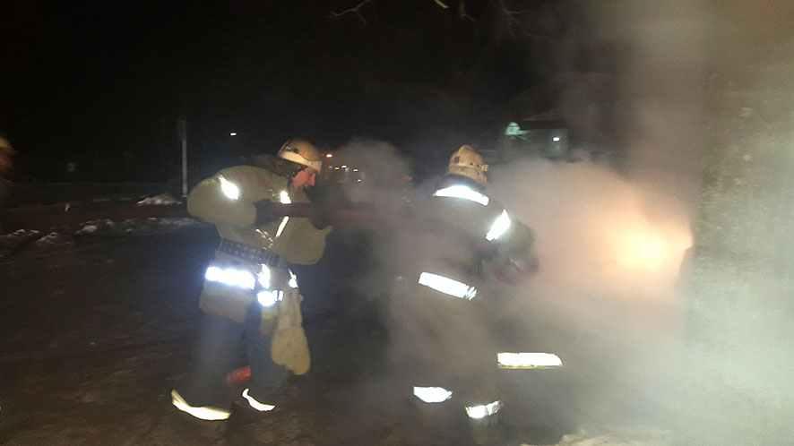 На Полтавщині зайнялася іномарка