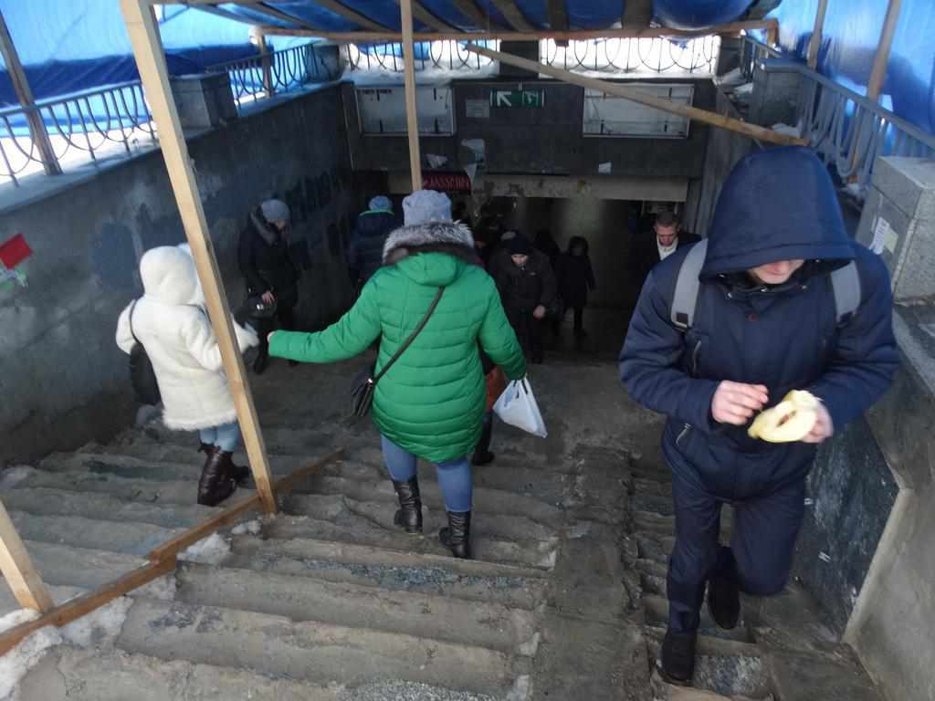 Підземні переходи – руїни і небезпеку в центрі Полтави – обіцяють обладнати сходами. ФОТО