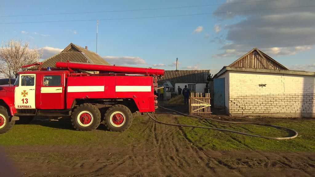 На Полтавщині дитячі ігри з вогнем призвели до пожежі