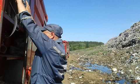 Вдруге за добу: під Полтавою горить Макухівське сміттєзвалище