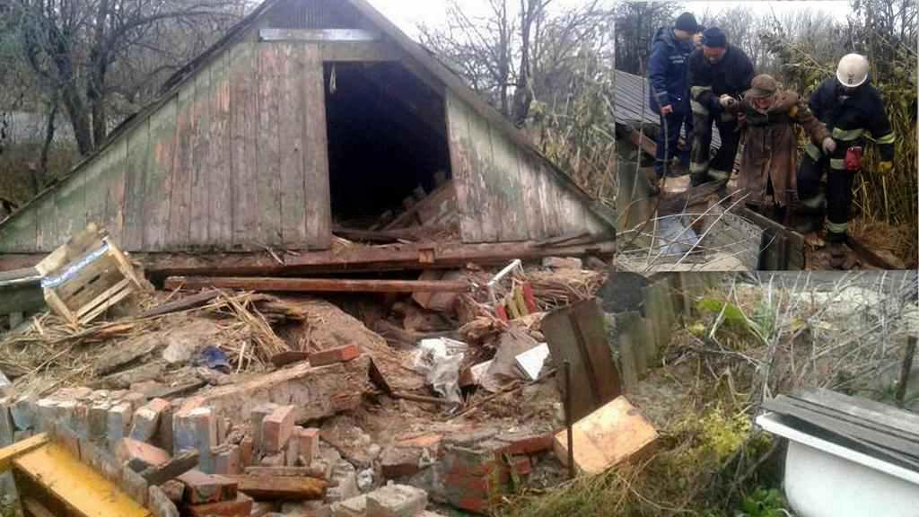 У Миргороді жінку завалило у сараї