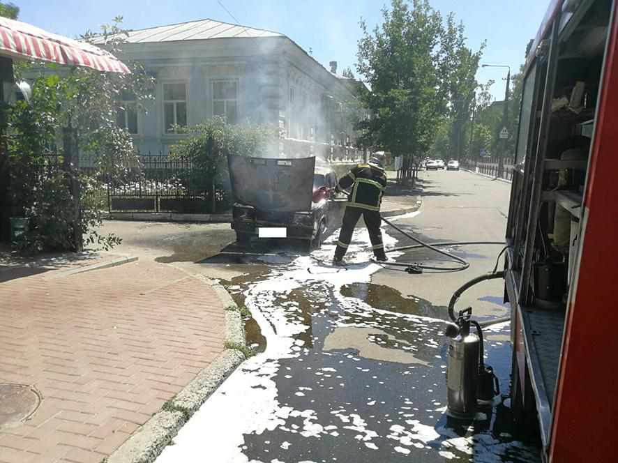 У Кременчуці горів автомобіль