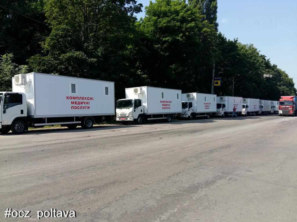 Медицина на колесах: Полтавщина отримала сім унікальних машин. ФОТО