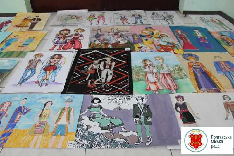 У Полтаві майже сотня молодих митців змагались в конкурсі етно-дизайну ескізу одягу